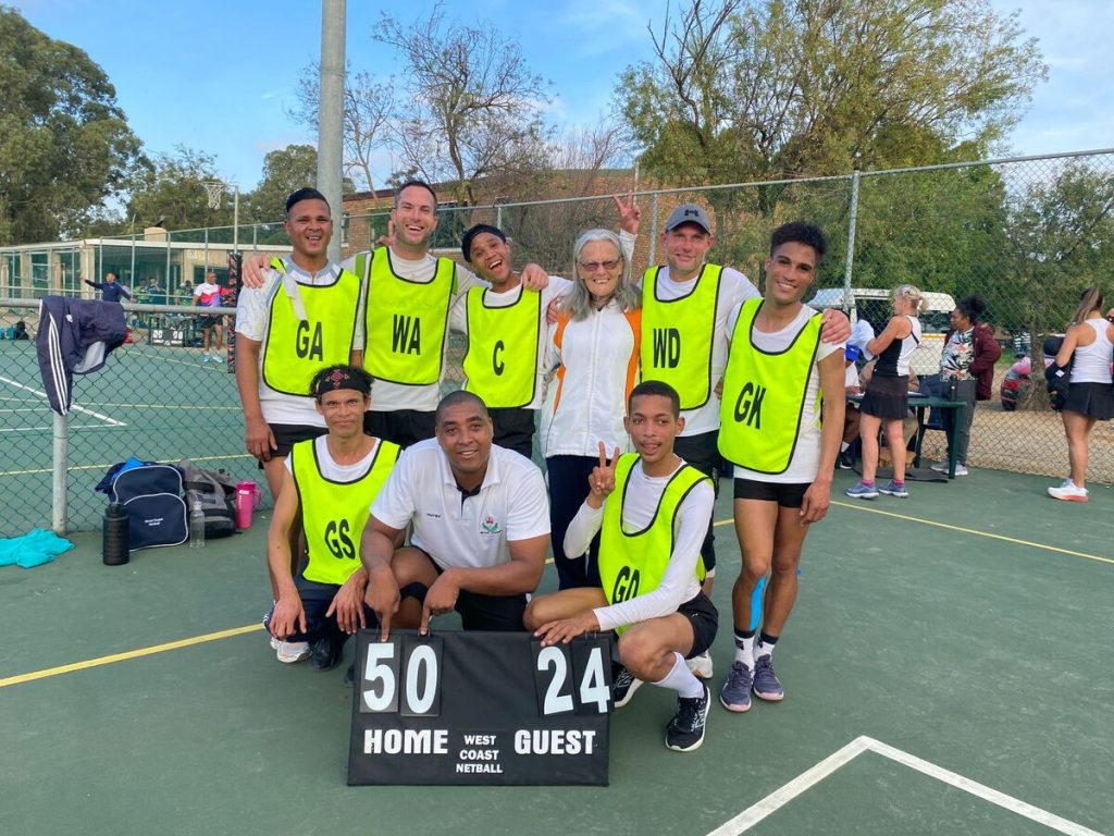 Die Vredenburg-netbal- klub se mansspan.