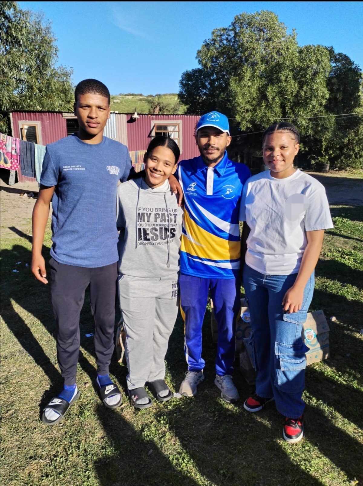 Xavier Swarts, Pearl-Jay van Wyk, Ruben Julies and Chanique Hector.