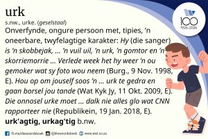 WOORD VAN DIE WEEK | Al ooit gewonder wat ‘urk’ beteken?