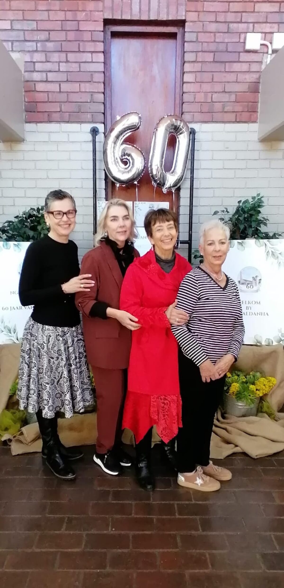 Organiseerders Tertia van Rensburg, Liesel Geldenhuys, Erna du Plessis en Sanet Verster.