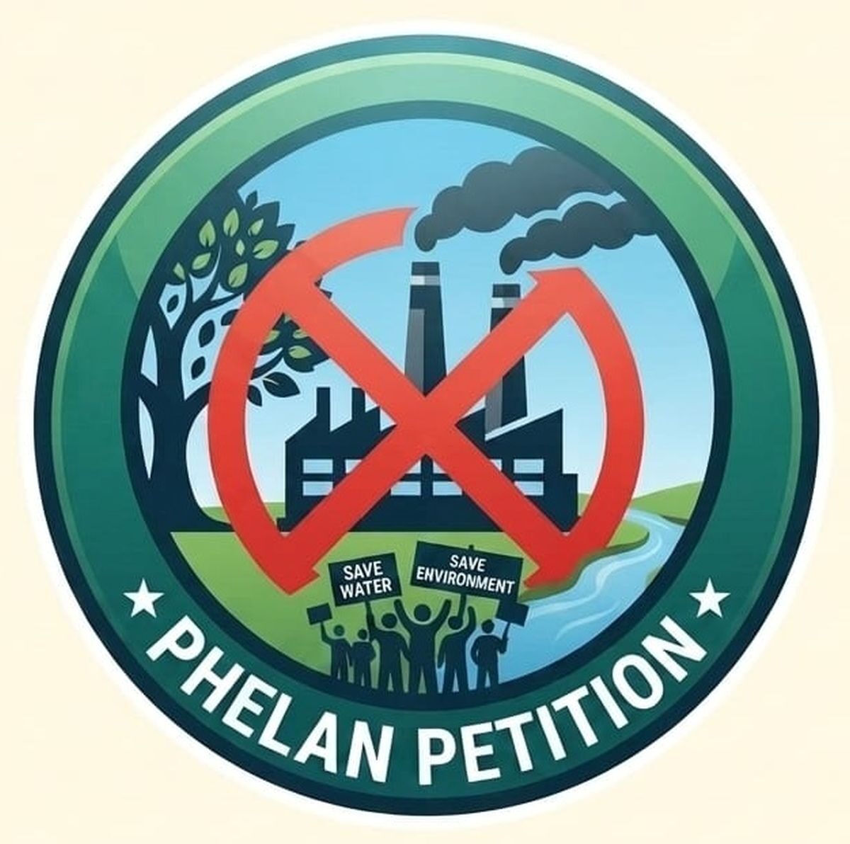 Die Hopefield Environmental Petition Group se logo.