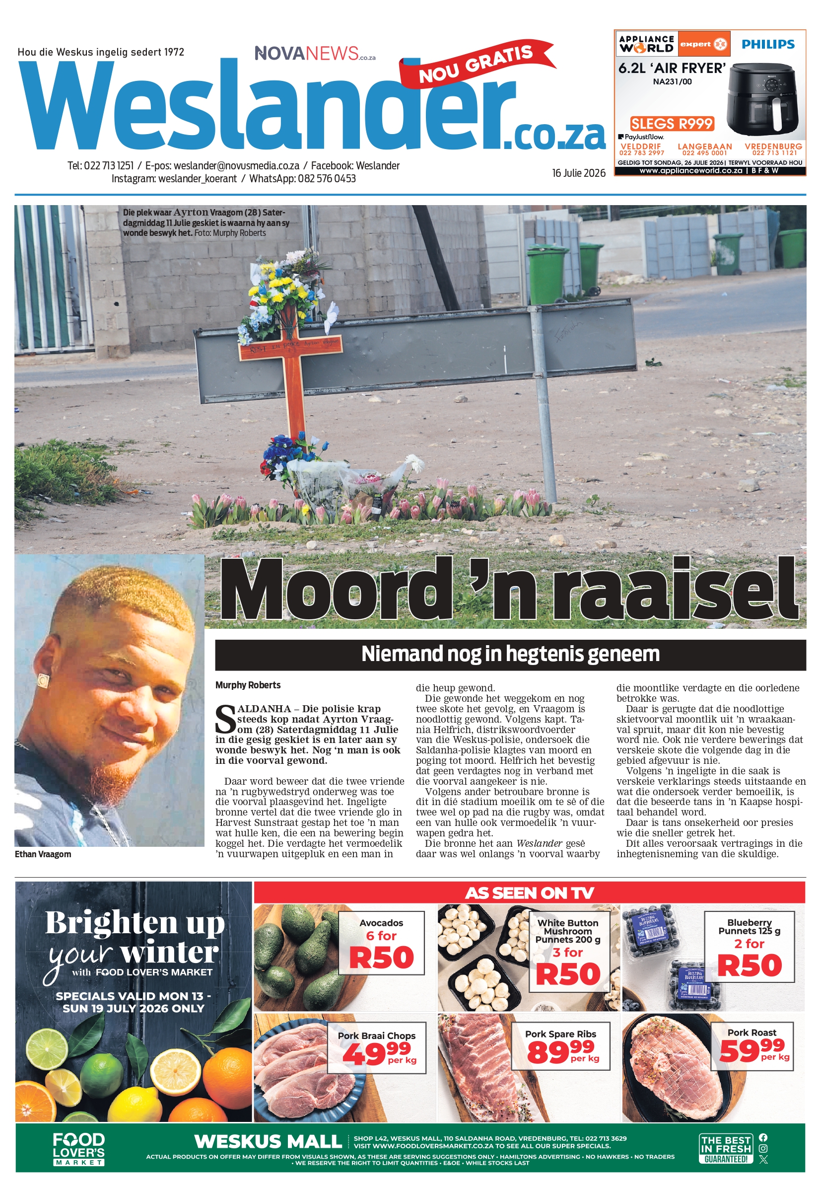 Weslander E-Edition – 16 July 2026