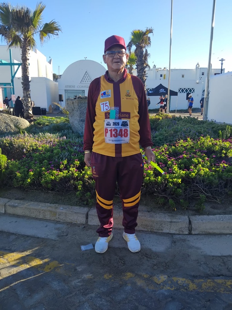 Hendrick Basson van die Salkoriane-atletiekklub het aan die 5km deelgeneem.