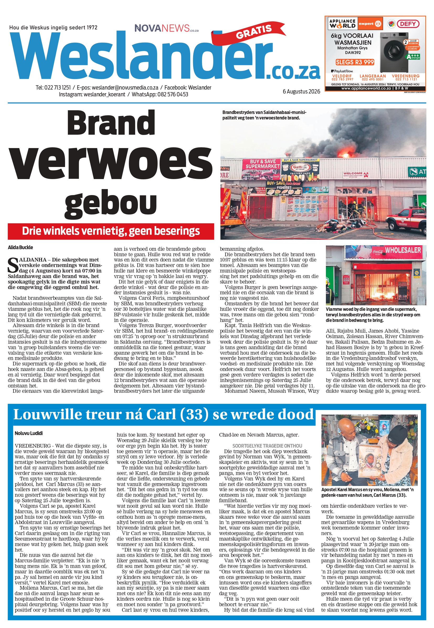 Weslander E-Edition – 6 August 2026