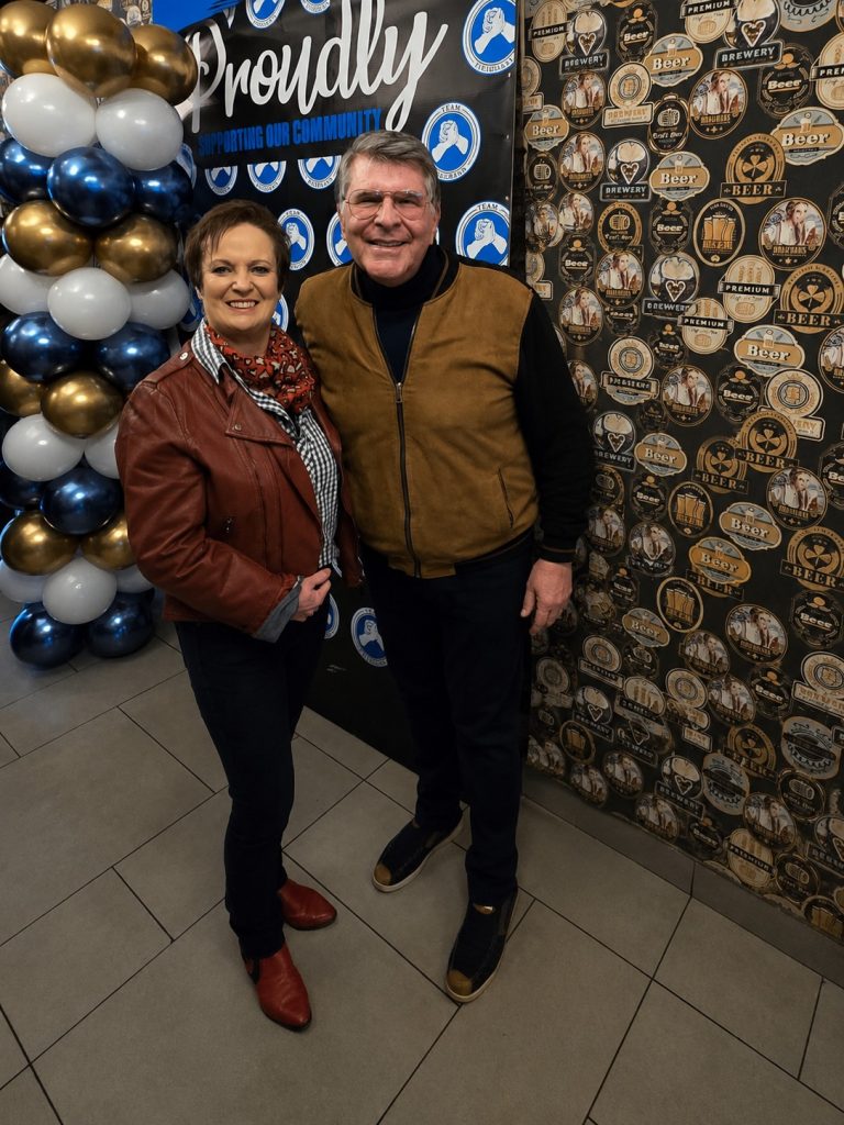 Magda Deysel, chairperson TLRA with Johan Stemmet.