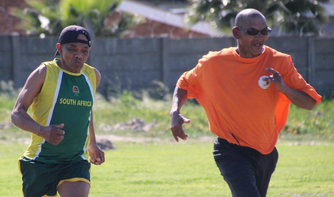 Sakkie Mentoor (Green Lillies) en Jack Titus (Seawaves).