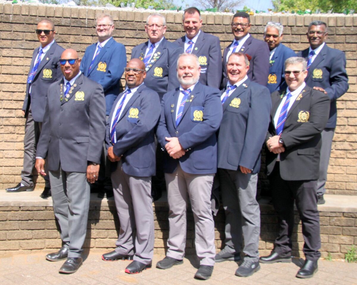 Die SAPS-veerpyltjiespan van die Wes-Kaap wat aan die 2026 Corporate Darts-kampioenskap in Gauteng deelgeneem het.