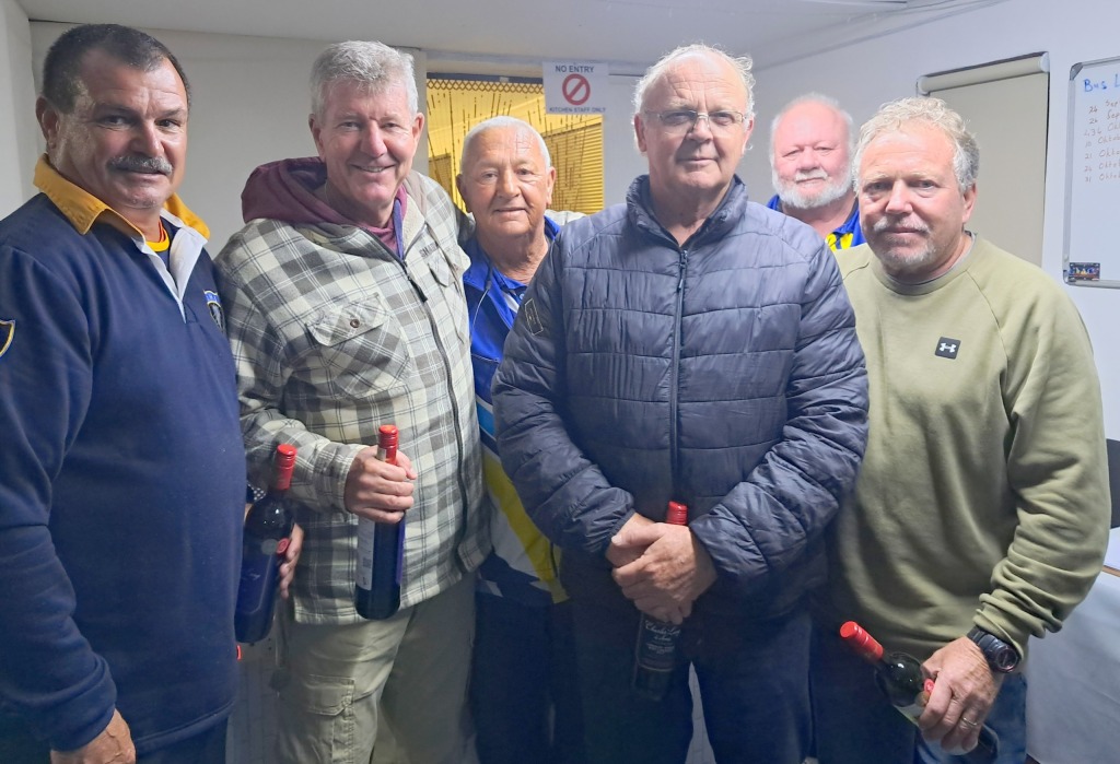 Sesde: Tweede Kans saam met sakeliga-sameroepers Herman van Lill (links) en Etienne Schutt. Foto: Alida Buckle