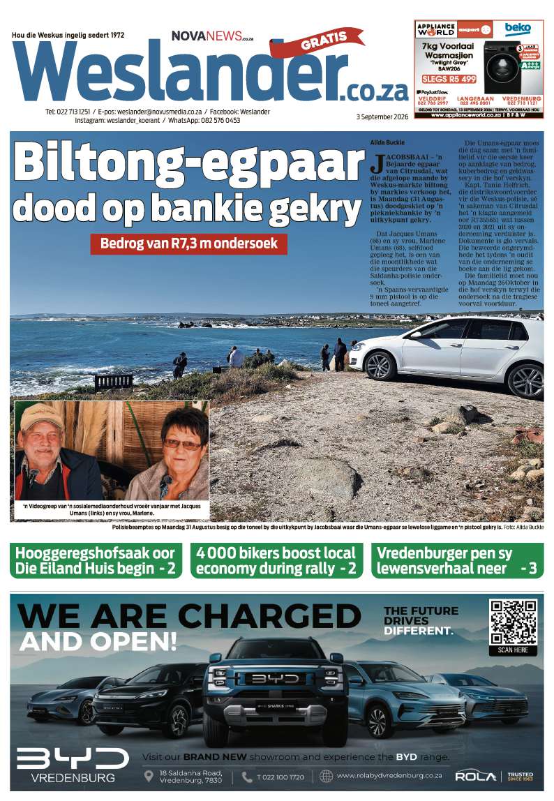 Weslander E-Edition – 3 September 2026