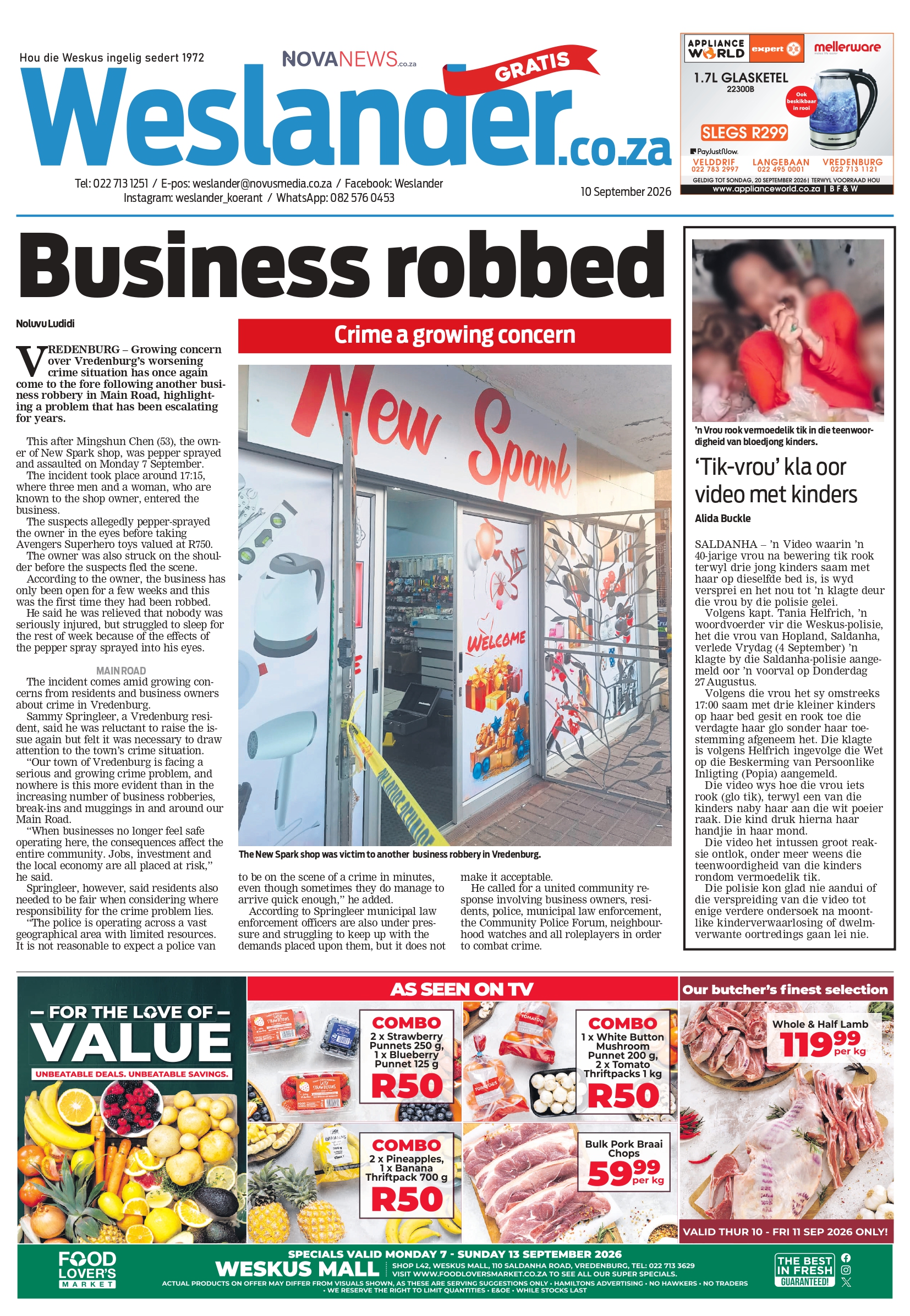 Weslander E-Edition – 10 September 2026