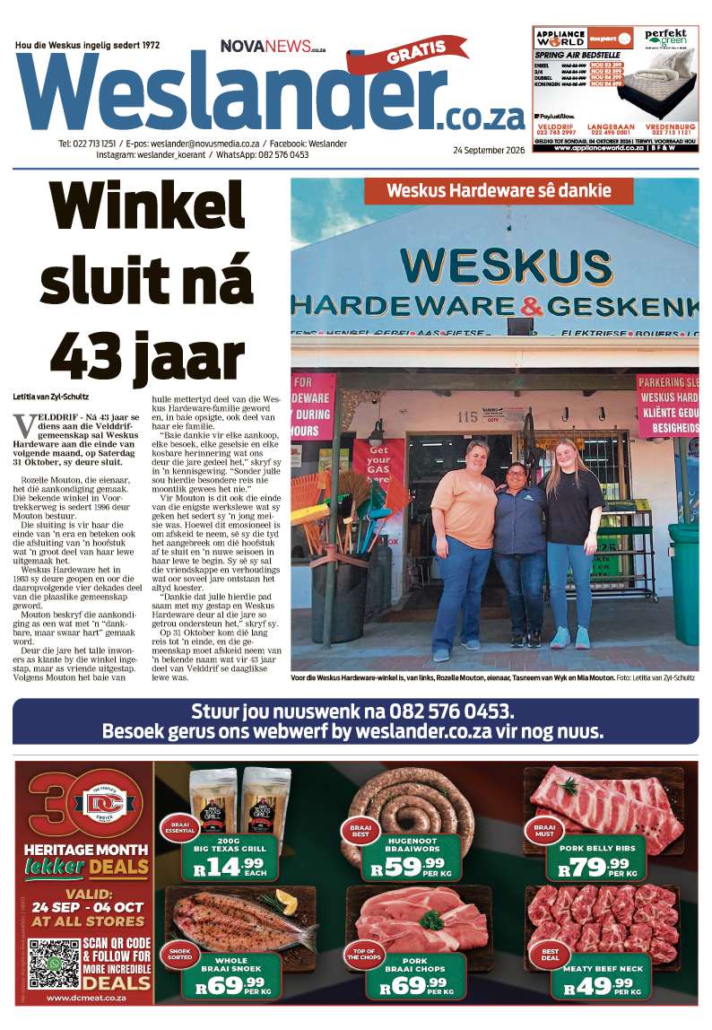 Weslander E-Edition -24 September 2026