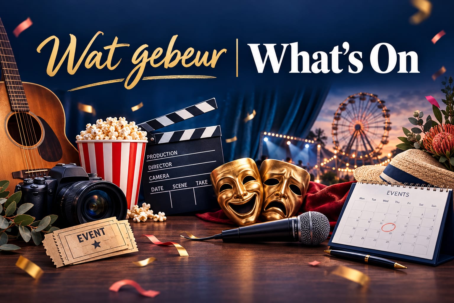 Wat gebeur | What’s On – 18 September-28 Oktober 2026