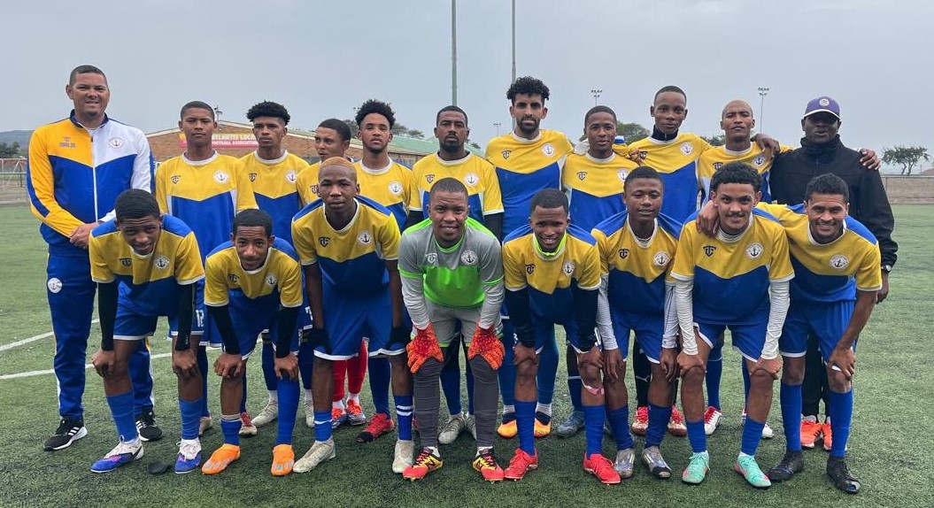 Die Saldanha Hero's sokker-span.