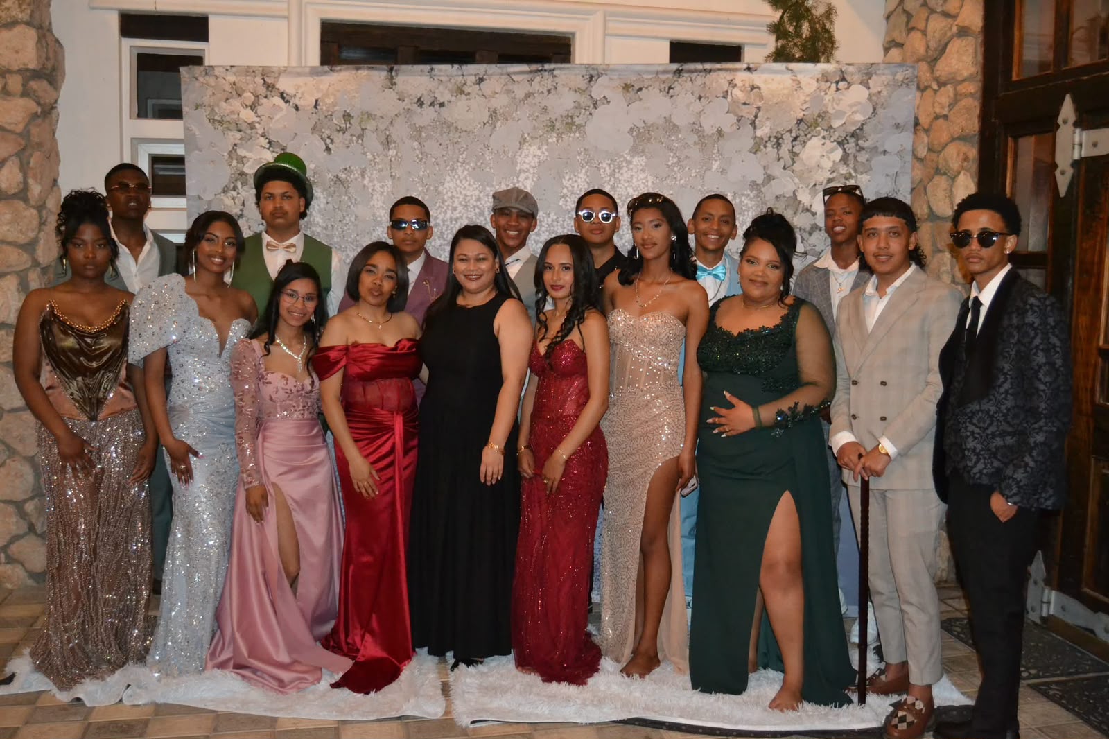 Matriek leerders van die Hoërskool Diazville.