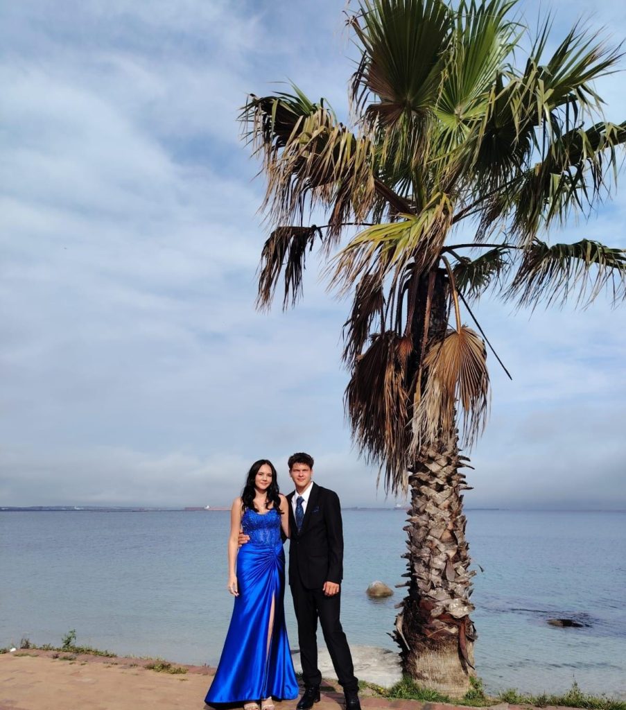 Danika Olivier from West Coast Tutor Center with her brother Dewald Olivier.