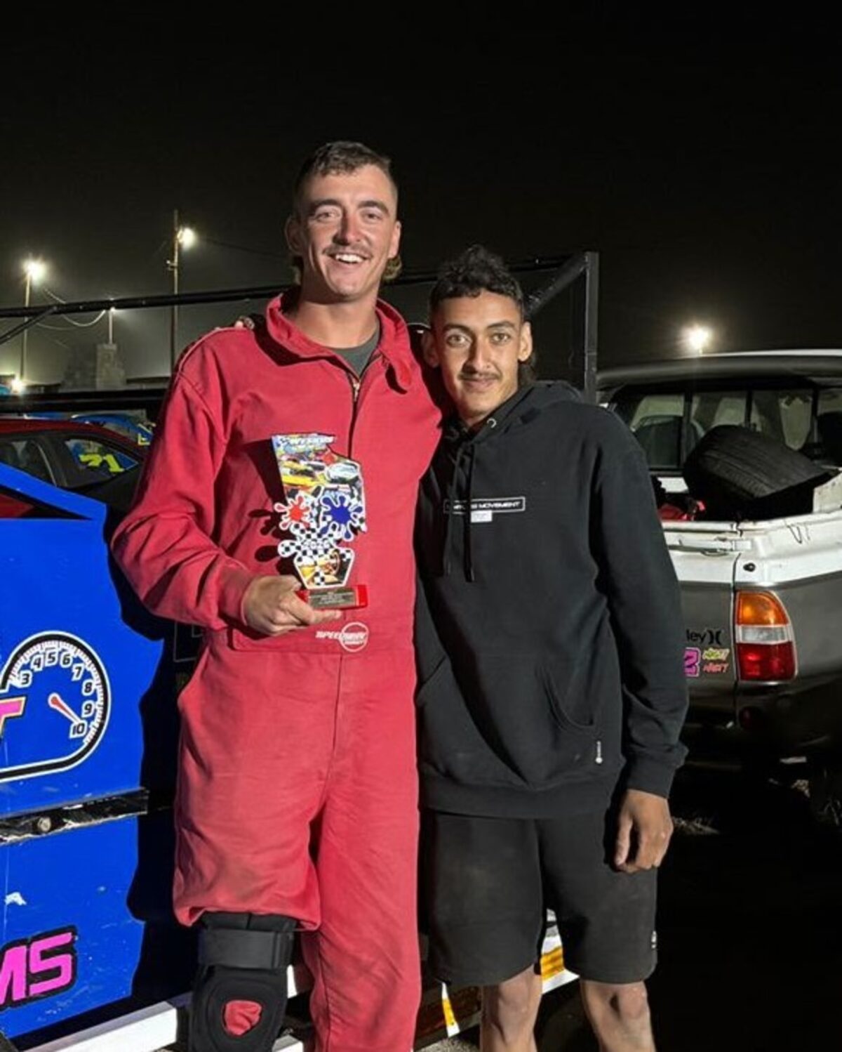Dean Carstens saam met Ayoob Karriem (regs).