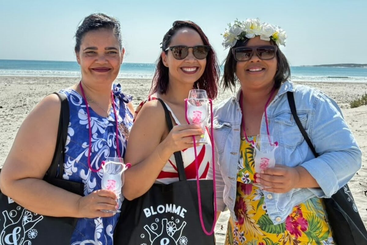 Muriel Platt, Louiza Koopman en Venessa Abrahams.