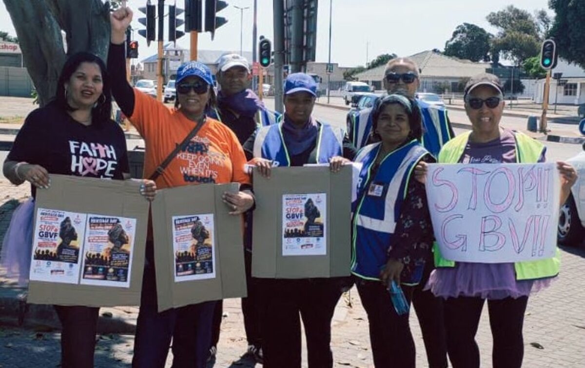 Saldanha-inwoners het hul stem teen geslagsgebaseerde geweld laat hoor.