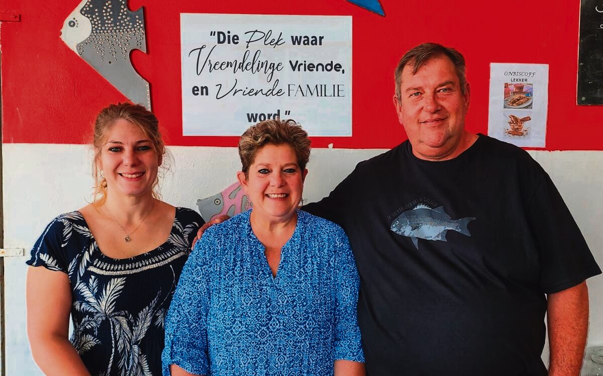Leani Dreyer en Marthie en Paul Potgieter.