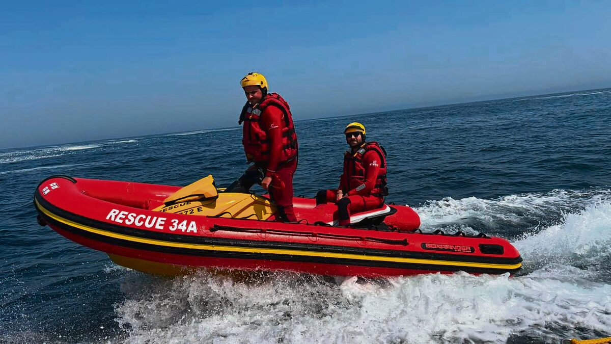 NSRI red pa en seun