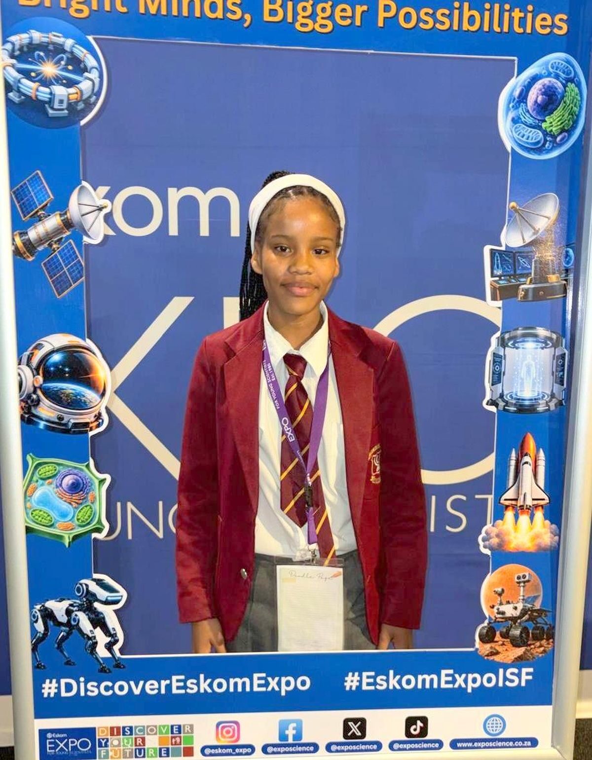 Jesmine Linnert from Jurie Hayes Primary School.
