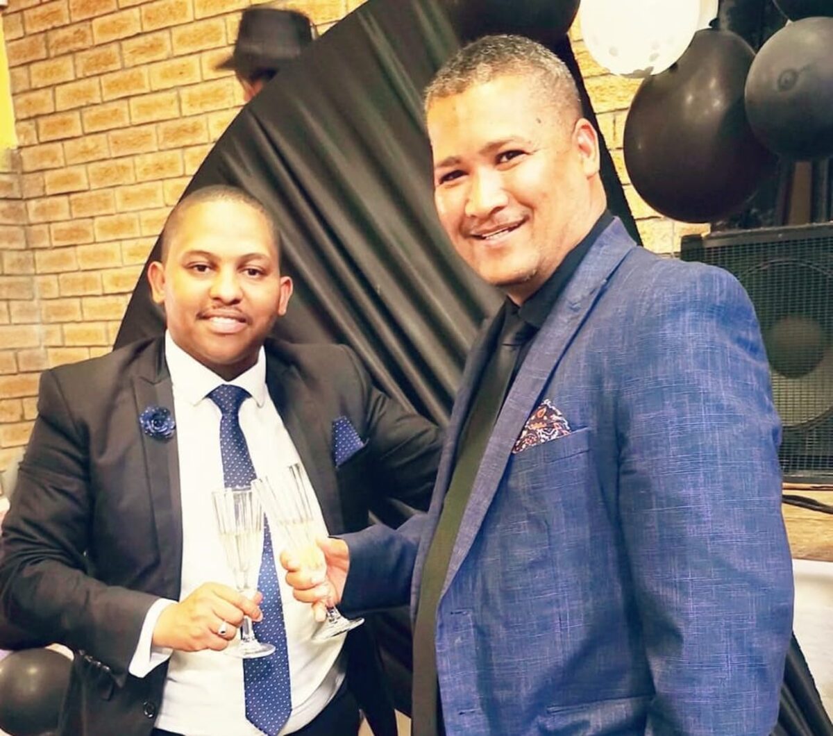Denver Adams en Jerome Smit, die stigters van Praat Saam Piketberg.