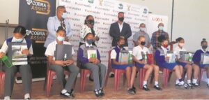 Sixty girls get sanitary products