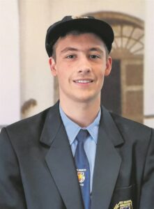 Danté swem talle medaljes los