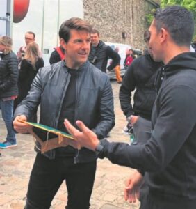 Tom Cruise baljaar in die Breedevallei vir nuwe fliek