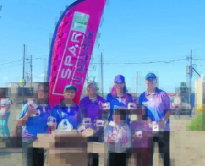 Cricketers bowl period poverty out