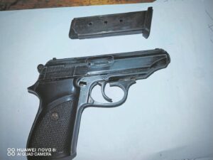 Nabbed with illegal firearm
