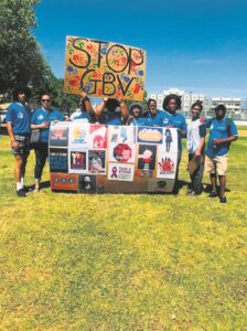 IEC staff march for 16 Days campaign