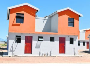 First 66 houses next month