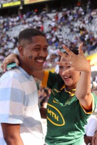 Sprokiesverlowing vir twee Worcesteriete by rugbywedstryd