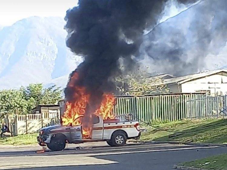 Swellendam burns again as protest action flares up