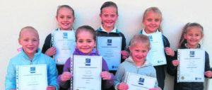 Ballerinas op hul tone
