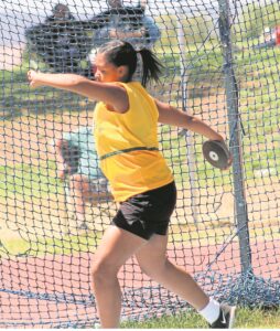 Laerskoolatlete skitter