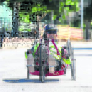 Local detective in Chair Challenge