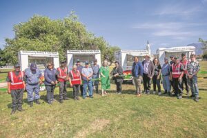 Sekuriteitskiosks in dorp se sakekern kry nuwe baadjie