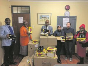 Company donates shoes