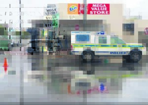 Nyala wat omgeval het, het blykbaar op nat teer gegly