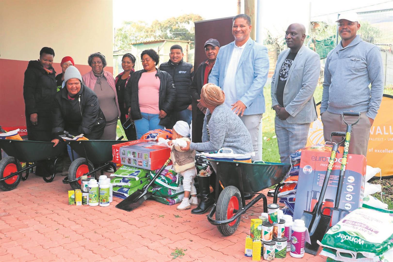 Farmers helped with starter packs