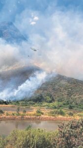 Dutoitskloof brand word tans beveg deur KWDM-brandspanne