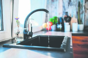 Werk raak watertoevoer