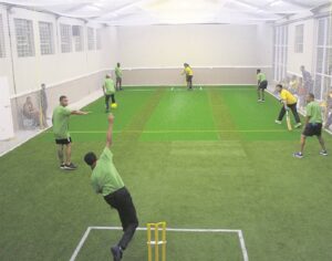 Indoor cricket well and alive!