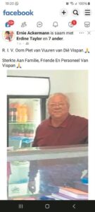 Geliefde oom Piet sterf