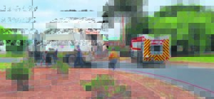 Vullistrok vat vlam voor brandweerstasie