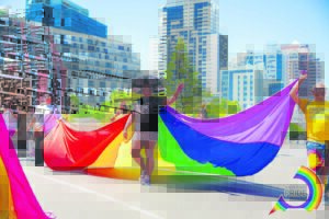 Pride-optog in Worcester