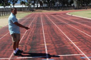 Bolandpark-atletiekbaan in kollig