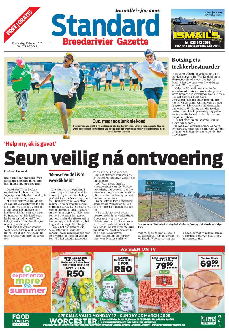 Worcester Standard & Breederivier Gazette E-edition – 20 March 2025